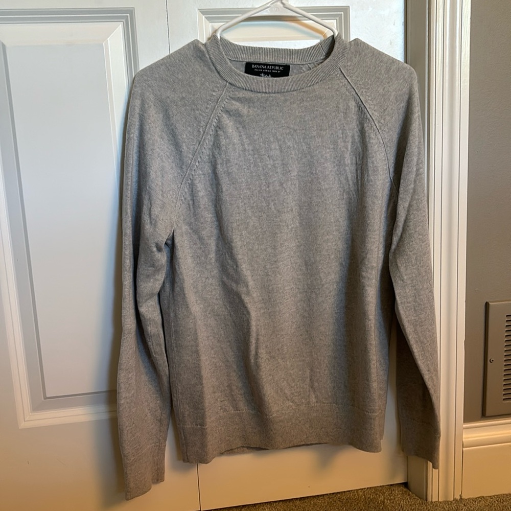 Banana Republic Italian Merino Crewneck Sweater